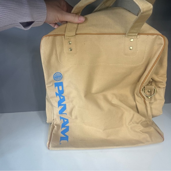 Vintage Retro Pan Am Airplane/Airline Tote Travel Bag (No Shoulder Strap) - Picture 7 of 8